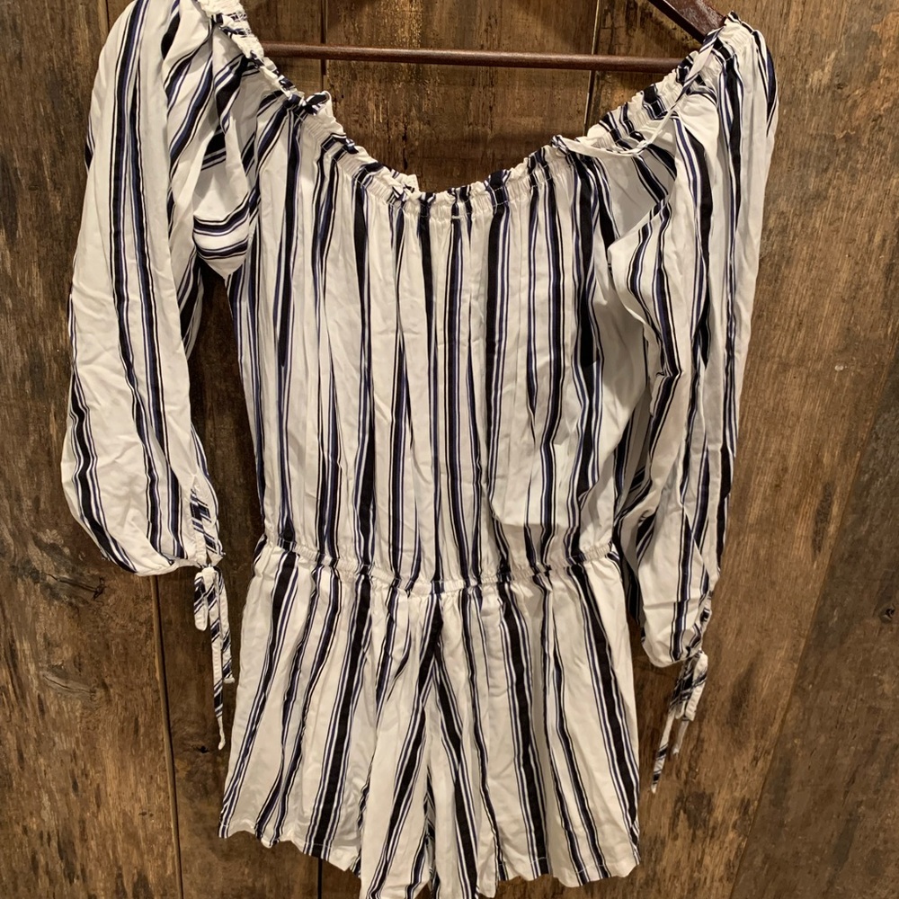 Striped Romper - image 3